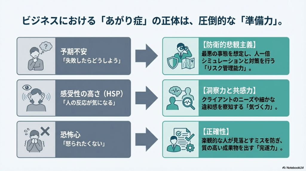双眼鏡、地図、虫眼鏡のアイコン。リスク管理、洞察力、正確性の3つの能力を象徴する図解